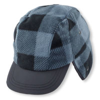 plaid trapper cap