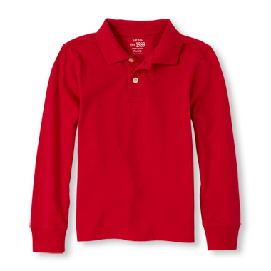 boys long sleeve uniform shirts