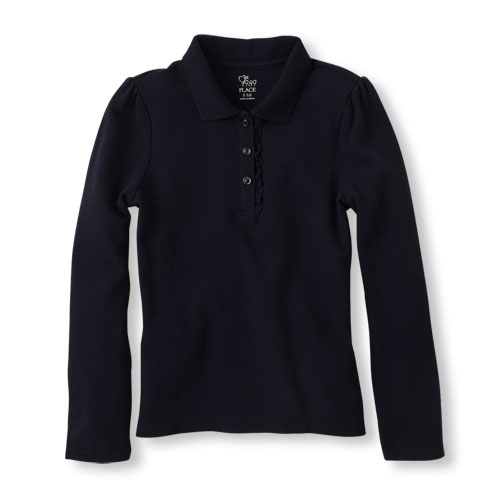 uniform long sleeve polo shirts