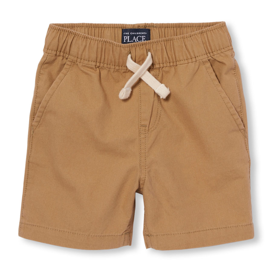 khaki jogger shorts