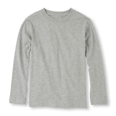 Boys Long Sleeve Basic Tee