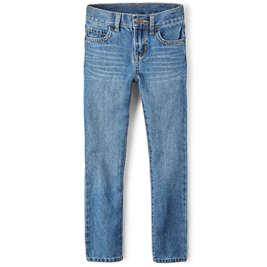 Boys Basic Skinny Jeans - Carbon Wash