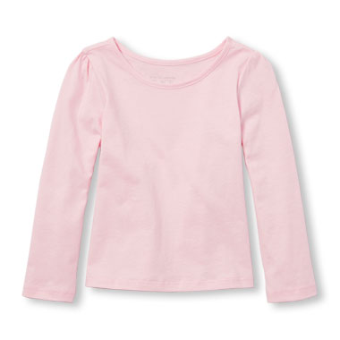 Toddler Girls Basic Long Sleeve Solid Top