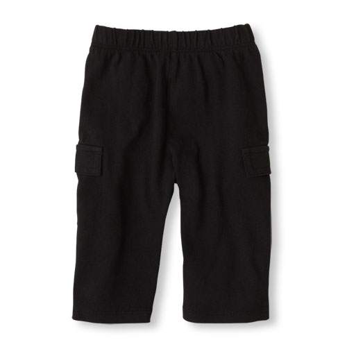 

Newborn Baby Boys Cargo Pants - Black - The Children's Place