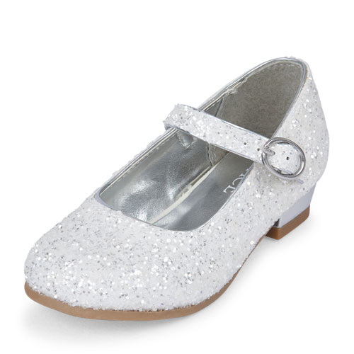 baby girl silver shoes