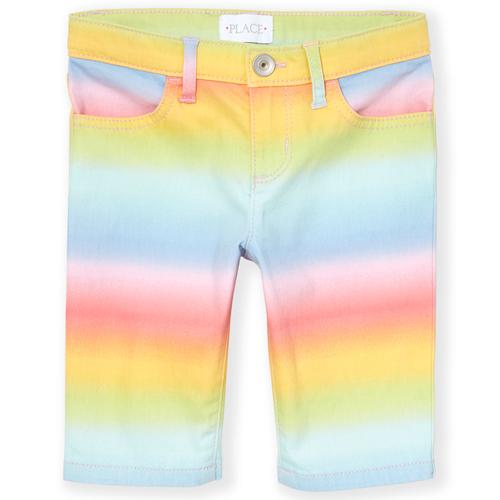 

s Rainbow Skimmer Shorts - Pink - The Children's Place