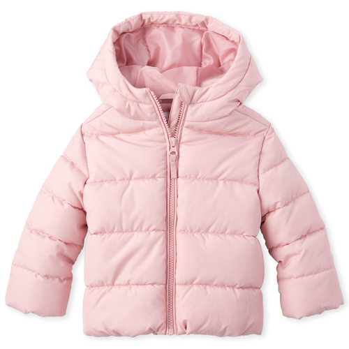 

s Toddler Puffer Jacket - Pink - The Children's Place