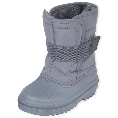 

s Toddler Boys Snow Boots - Gray - The Children's Place