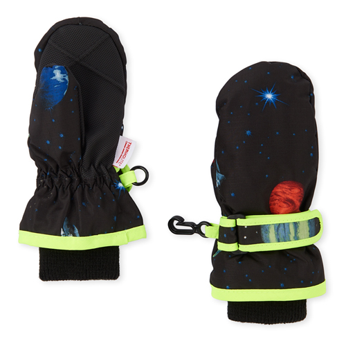 

s Toddler Boys Outer Space Ski Mittens - Black - The Children's Place