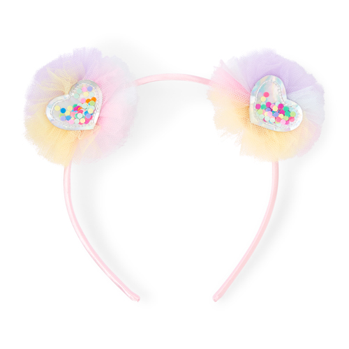 

Baby Girls Toddler Shakey Heart Pom Pom Headband - Multi - The Children's Place