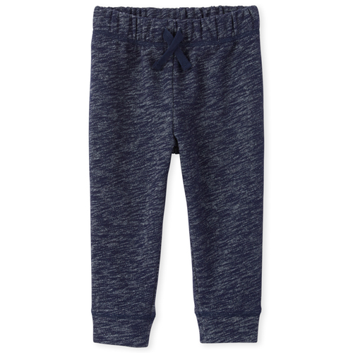 

Newborn Baby And Toddler Boys Active Fleece Jogger Pants - Blue - The Children's Place