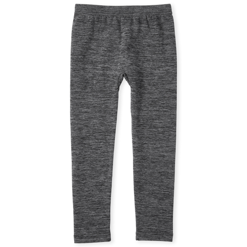 

Girls Fleece Lined Leggings - Gray - The Children's Place