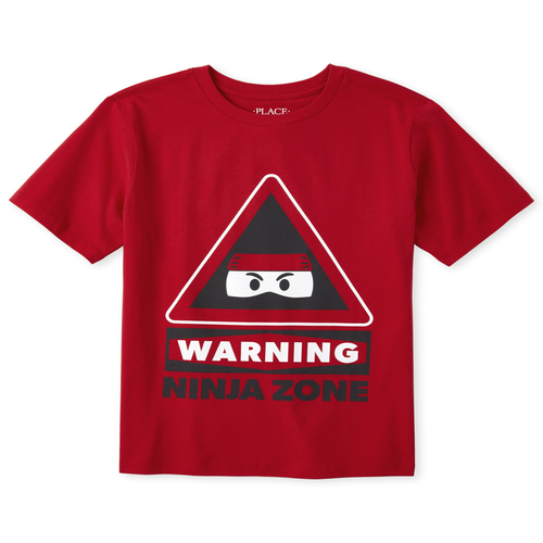 

Boys Boys Ninja Graphic Tee - Red T-Shirt - The Children's Place