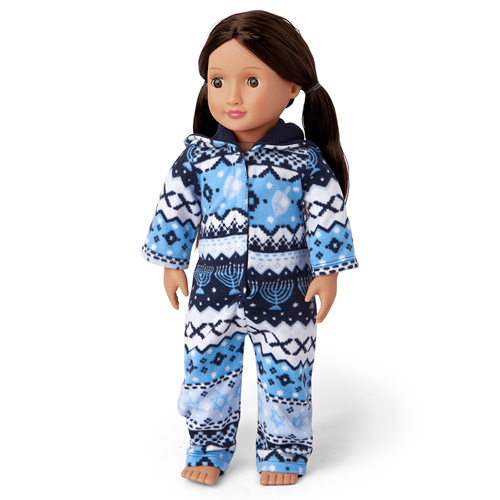 

s Doll Matching Family 8 Crazy Nights Fleece One Piece Pajamas - Blue - The Children's Place