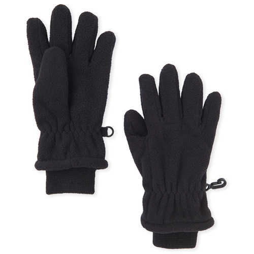 

Boys Boys Fleece Gloves - Black - The Children's Place