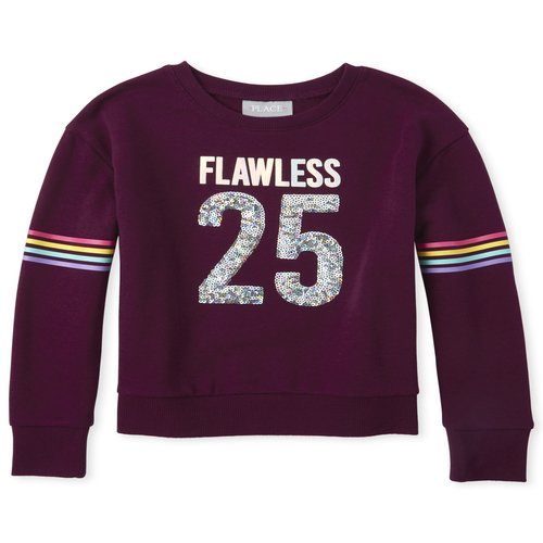 girls rainbow sweatshirt