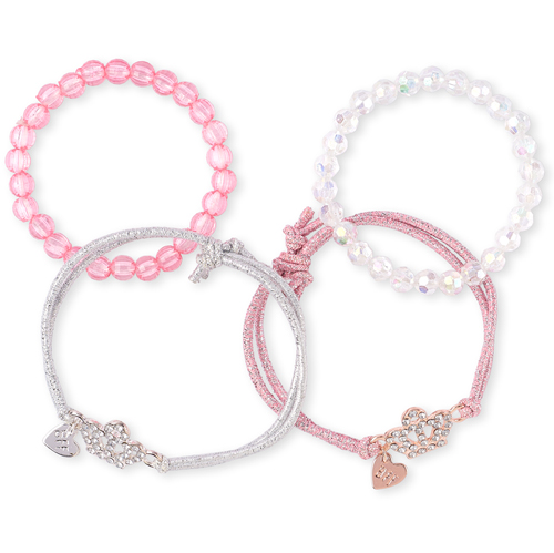 

Girls Glitter Bff Bracelet 4-Pack - Multi - The Children's Place