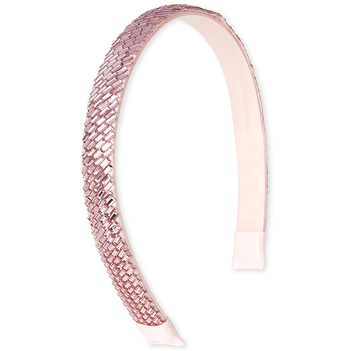 

Girls Jeweled Headband - Pink - The Children's Place