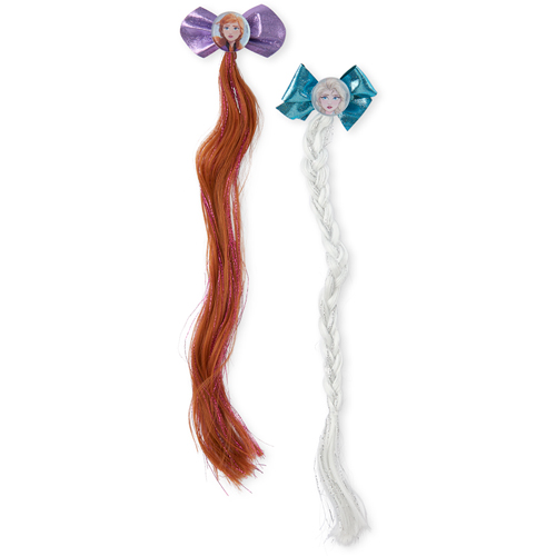 

Girls Disney Frozen 2 Anna And Elsa Glitter Bow Hair Clip 2-Pack - Multi - The Children's Place