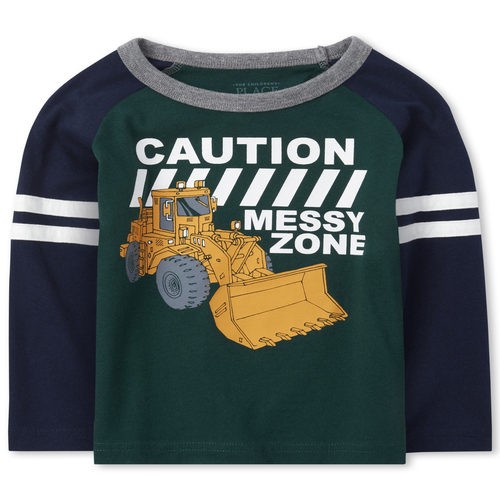 

s Baby And Toddler Boys Graphic Top - Green - The Children's Place