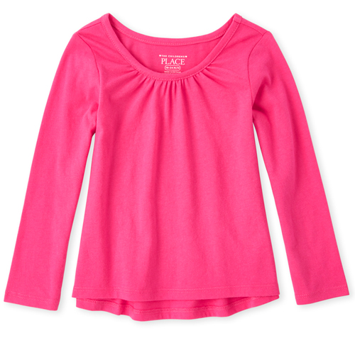 

s Baby And Toddler Basic Layering Tee - Pink T-Shirt - The Children's Place