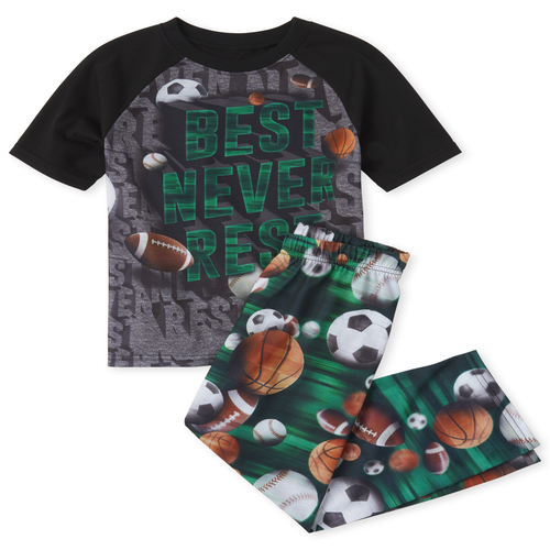 

s Boys Sports Pajamas - Black - The Children's Place