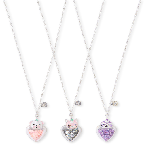 

Girls Shakey Critter Bff Necklace 3-Pack - Multi - The Children's Place