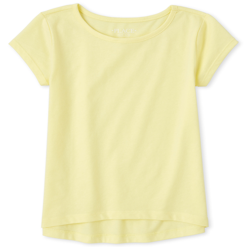 

Girls Basic Layering Tee - Yellow T-Shirt - The Children's Place