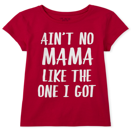 

Girls Matching Family One I Got Graphic Tee - Red T-Shirt - The Children's Place