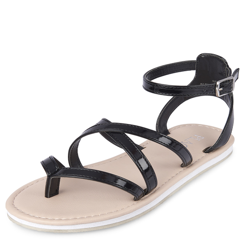 

s Gladiator Sandals - Black - The Children's Place