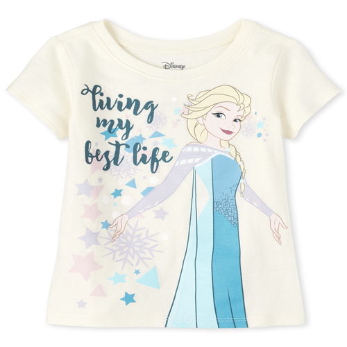 

s Toddler Disney Frozen 2 Elsa Graphic Tee - White T-Shirt - The Children's Place