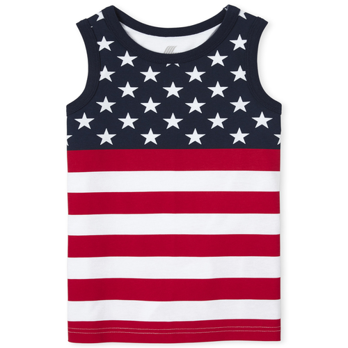 

Boys Boys Americana Mix And Match Tank Top - White - The Children's Place