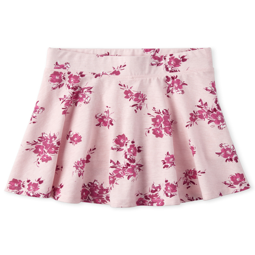 

Girls Mix And Match Floral Skort - Pink - The Children's Place