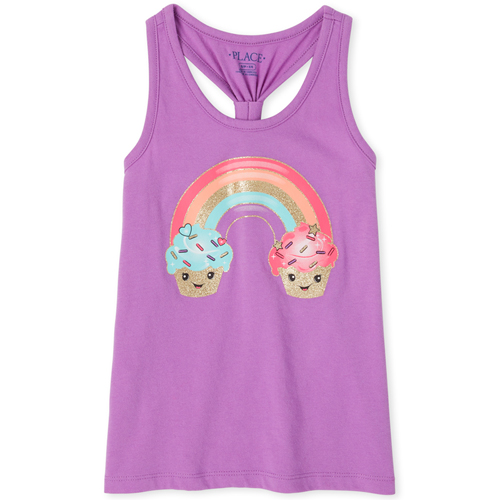 

Girls Mix And Match Dessert Racerback Tank Top - Purple - The Children's Place