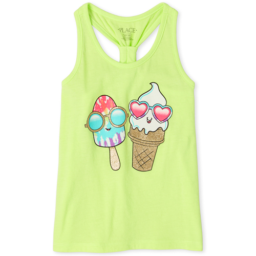 

Girls Mix And Match Dessert Racerback Tank Top - Green - The Children's Place