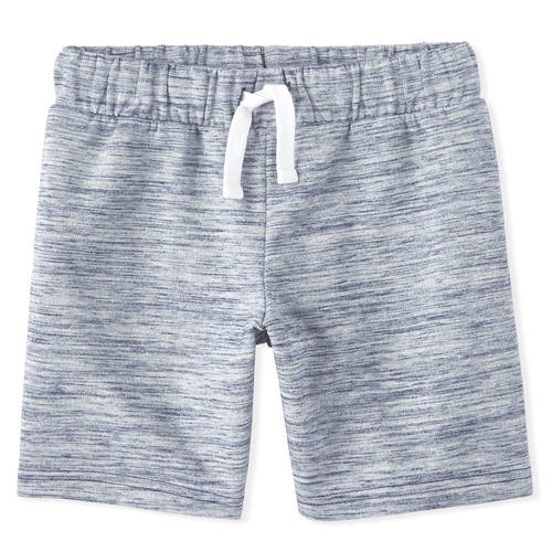 

s Boys Marled French Terry Shorts - Blue - The Children's Place