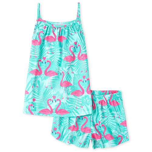 

s Flamingo Pajamas - Blue - The Children's Place