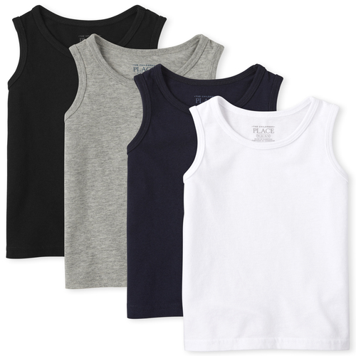 

s Baby And Toddler Boys Mix And Match Basic Tank Top 4-Pack - Multi - The Children's Place