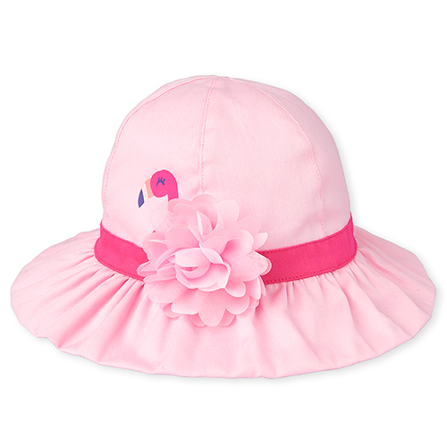 

Baby Girls Toddler Flamingo Ruffle Bucket Hat - Multi - The Children's Place