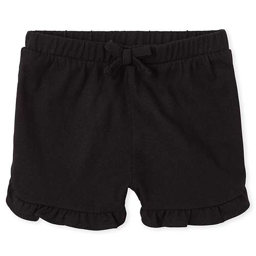 

Newborn Baby And Toddler Mix And Match Ruffle Shorts - Black - The Children's Place