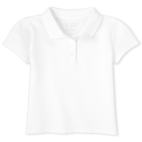 

s Toddler Uniform Pique Polo - White - The Children's Place