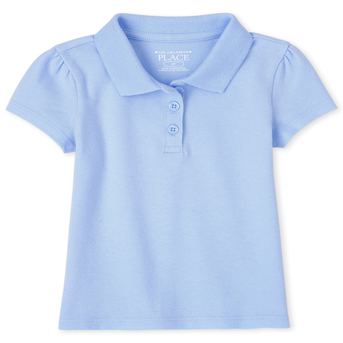 

s Toddler Uniform Pique Polo - Blue - The Children's Place