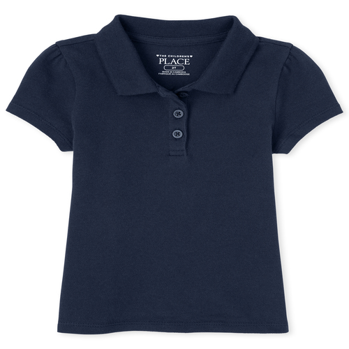 

s Toddler Uniform Pique Polo - Blue - The Children's Place