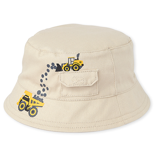 

Baby Boys Toddler Boys Construction Pocket Bucket Hat - Multi - The Children's Place