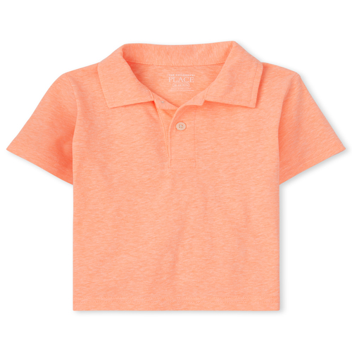 

s Baby And Toddler Boys Jersey Polo - Orange - The Children's Place