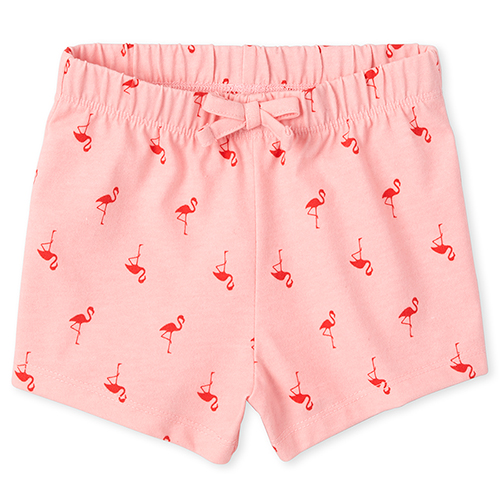 

Newborn Baby And Toddler Mix And Match Print Shorts - Pink - The Children's Place