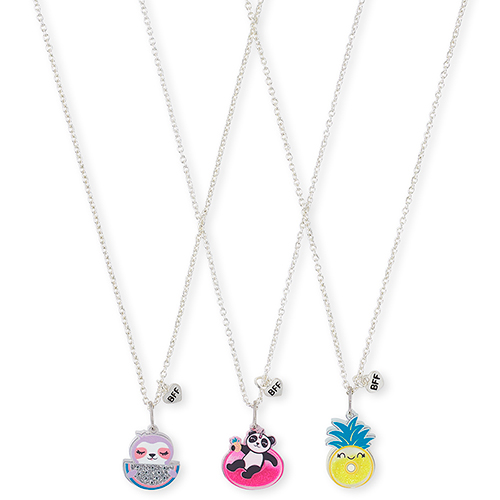 

Girls Shakey Pandacorn Bff Necklace 3-Pack - Multi - The Children's Place