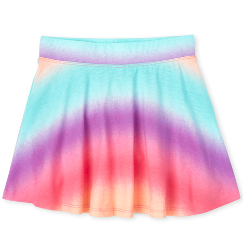 

Girls Mix And Match Print Skort - Pink - The Children's Place