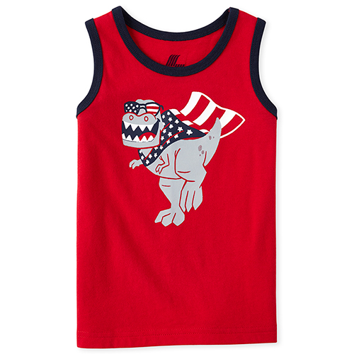 

s Baby And Toddler Boys Americana Mix And Match Flag Tank Top - Red - The Children's Place