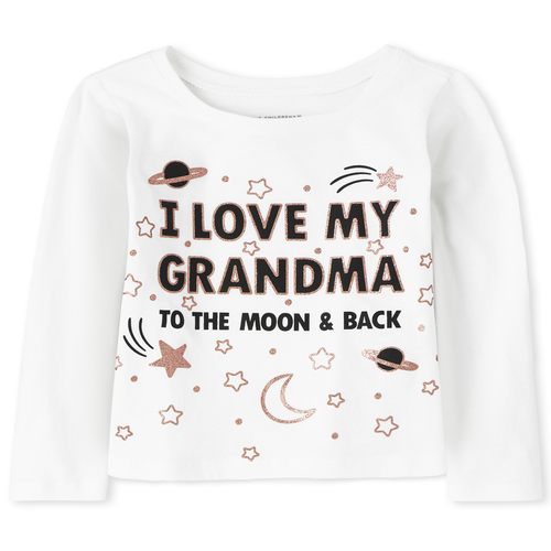 

s Baby And Toddler Love My Grandma Graphic Tee - White T-Shirt - The Children's Place